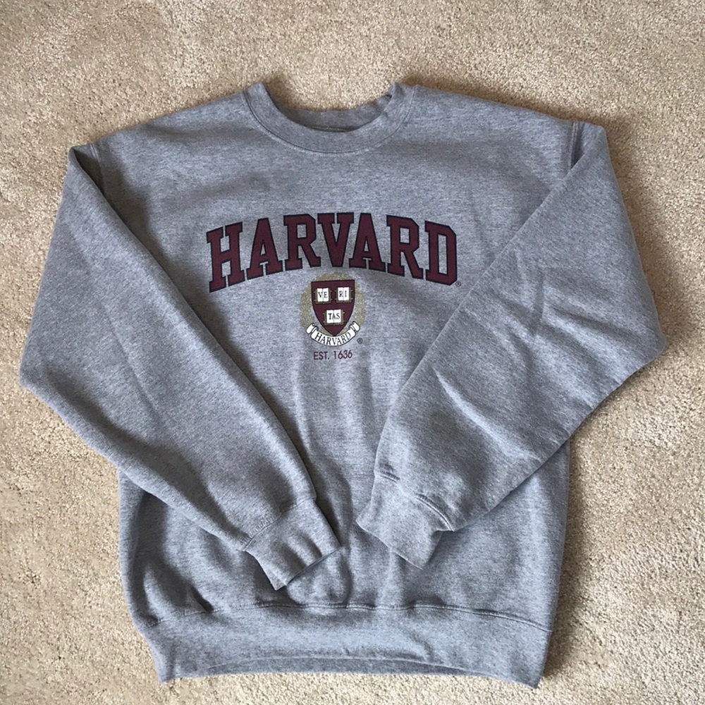 Harvard crew neck sweatshirt
